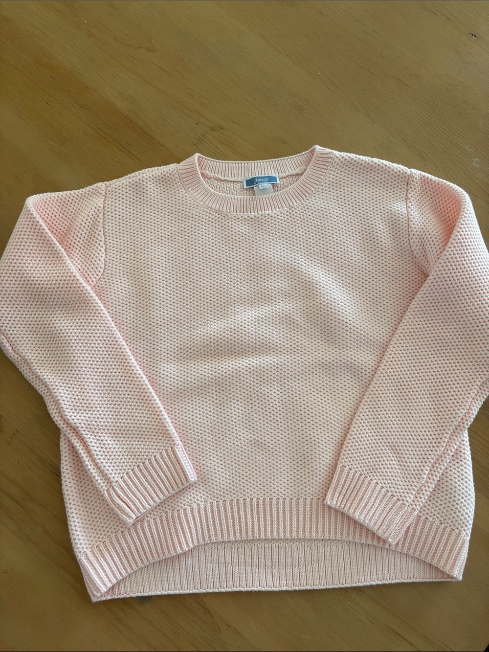 Jacadi pink knit sweater
